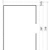 Abri de jardin en bois (avec paroi latérale) - 6 m2 -