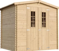 Abri de jardin en bois avec sol traité - l236xl226xh218 cm - 4.33m2