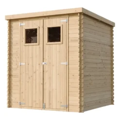 Abri de jardin en bois avec sol traité - l204xl204xh200 cm-3.53 m2