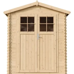 Abri de jardin en bois avec sol traité - l186xl196xh218 cm - 2,82 m2