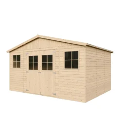 Abri de jardin en bois - h246x418x320 cm-12 m²
