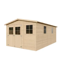 Abri de jardin en bois - h226x324x516 cm 15 m²