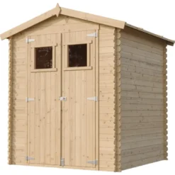 Abri de jardin en bois - l186xl196xh218 cm - 2,82 m2