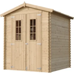 Abri de jardin en bois - l186xl196xh218 cm - 2,82 m2