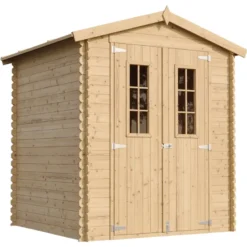 Abri de jardin en bois - l186xl196xh218 cm - 2,82 m2
