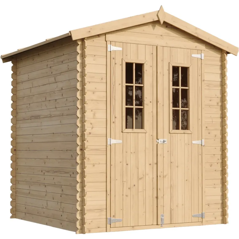 Abri de jardin en bois - l186xl196xh218 cm - 2,82 m2