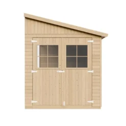 Abri de jardin en bois (sans paroi latérale)- 6 m2 -