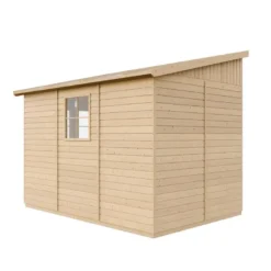 Abri de jardin en bois (sans paroi latérale)- 6 m2 -