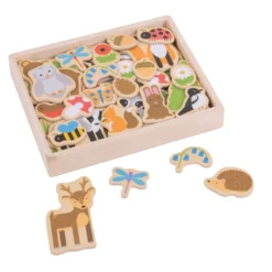 Aimants forestiers en bois
