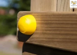 Aire de jeux avec toboggan, double bala