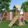Aire de jeux floppi en bois avec une ta