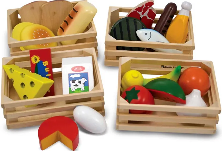 Aliments en bois groupes alimentaires