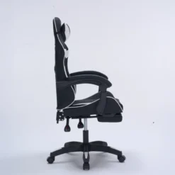 Altair chaise gaming de bureau ergonomique inclinable noir et blanc