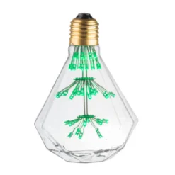 Ampoule lampe déco diamant e27 vert