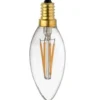 Ampoule lampe e14 led filament droits 4w