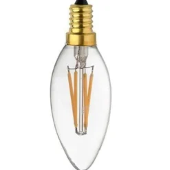 Ampoule lampe e14 led filament droits 4w