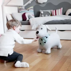 Animal sauteur gonflable chien