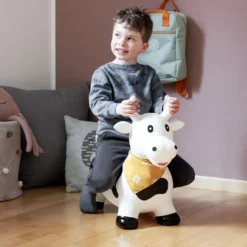 Animal sauteur gonflable vache