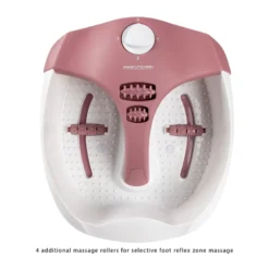 Appareil de massage pour les pieds blanc et bordeaux proficare pc-fm 3027