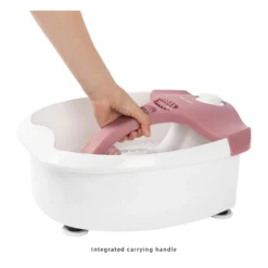 Appareil de massage pour les pieds blanc et bordeaux proficare pc-fm 3027