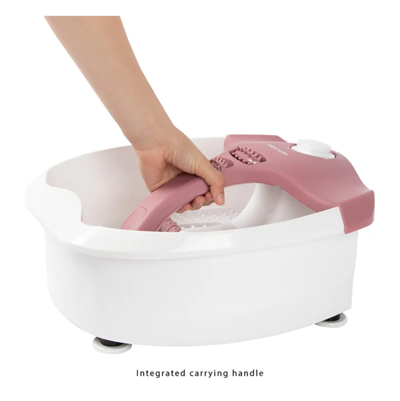 Appareil de massage pour les pieds blanc et bordeaux proficare pc-fm 3027