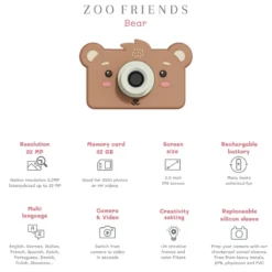 Appareil photo enfant ours