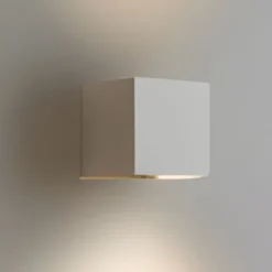 Applique murale led - inoleds - cube - blanc
