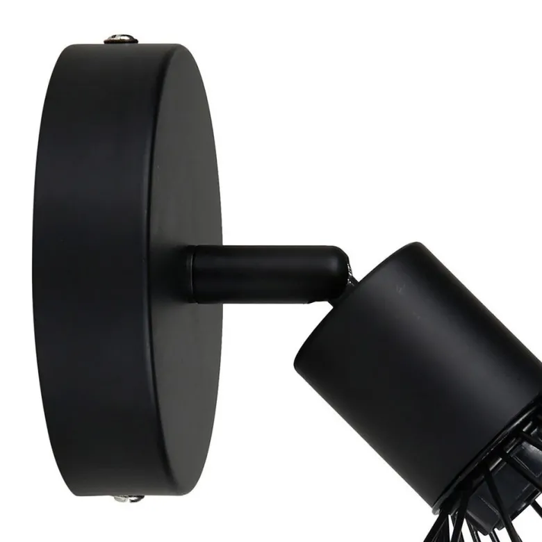 Applique spot orientable capeline noir