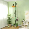 Arbre à chat cactus du sol au plafond - h.230-275 cm - équipement multiple