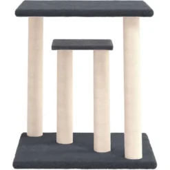 Arbres à chat avec plates-formes foncé 50 47.5 x 47.5 x 50 cm gris