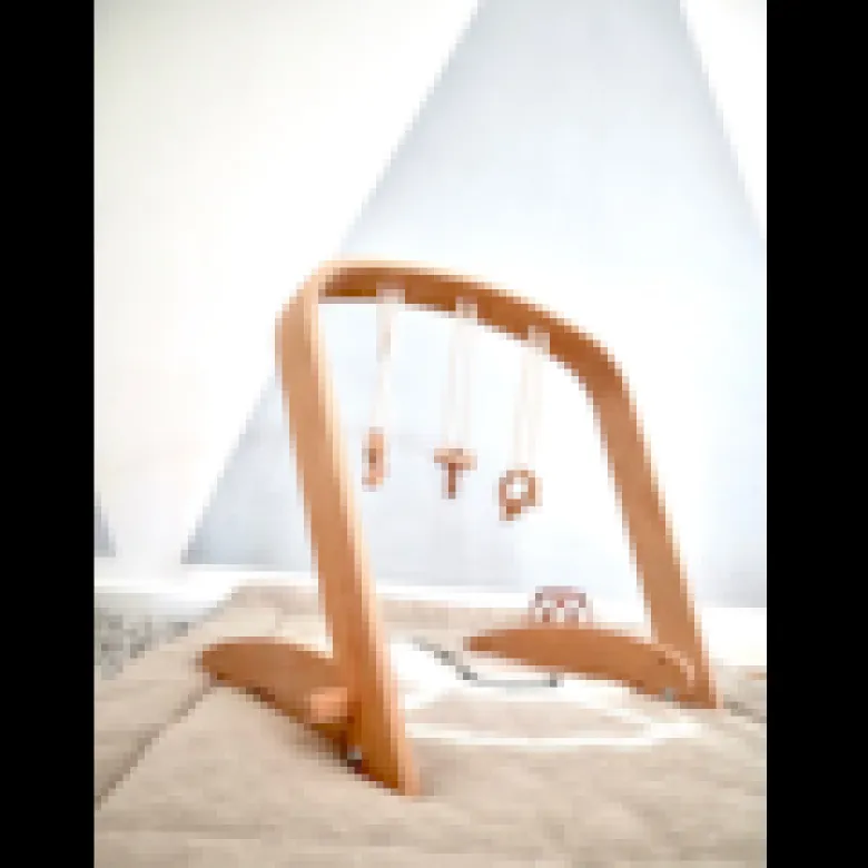Arche d'éveil scandinave + 3 hochets