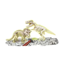Archéo-ludic t-rex et tricératops