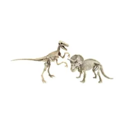 Archéo-ludic t-rex et tricératops