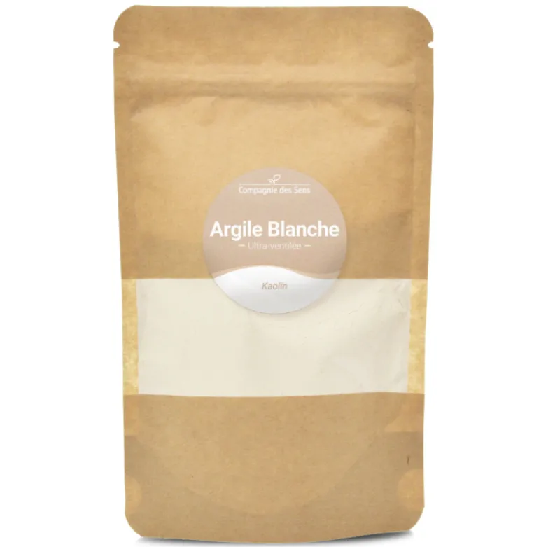 Argile blanche kaolinite - poudre ultra-ventilée - 100g