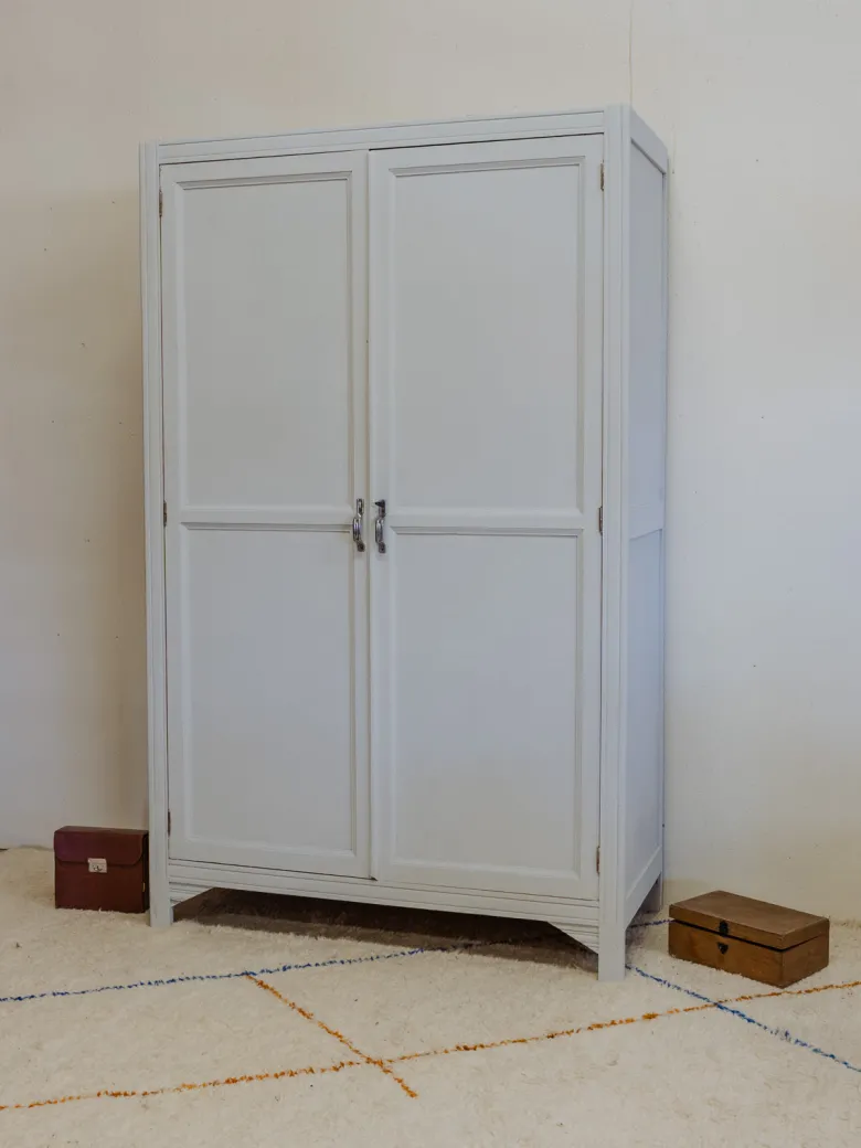 Armoire en bois bleu ciel n°360