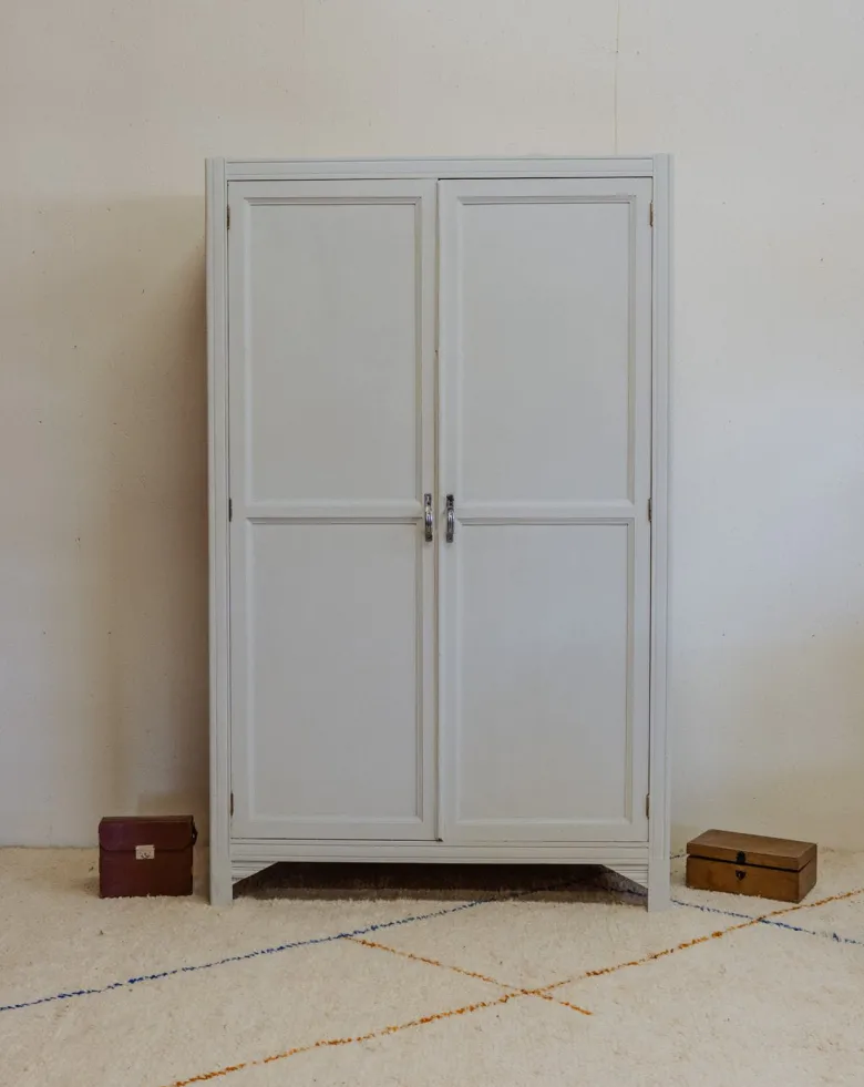 Armoire en bois bleu ciel n°360