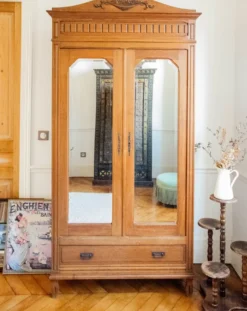 Armoire en chêne massif art déco n°364