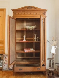 Armoire en chêne massif art déco n°364
