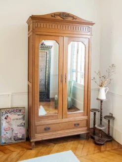 Armoire en chêne massif art déco n°364