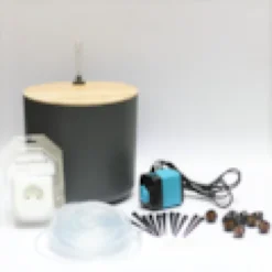 Arrosage automatique par goutte-à-goutte anthracite à 12 goutteurs
