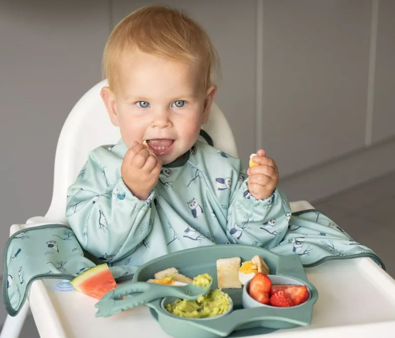 Assiette à compartiments ventousée