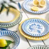 Assiette creuse napoli 22 cm Jaune