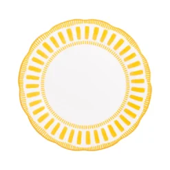 Assiette creuse napoli 22 cm Jaune
