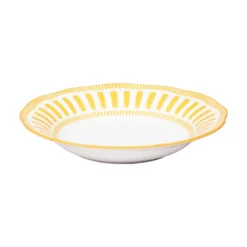 Assiette creuse napoli 22 cm Jaune
