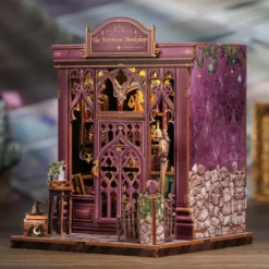 Astrology bookshop - maquette booknook serre-livre