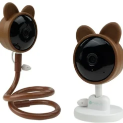 Babyphone connecté ours brun