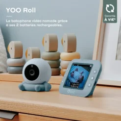 Babyphone vidéo rechargeable yoo roll