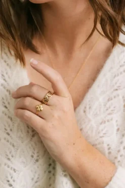 Bague ajustable petits cœurs - juliette