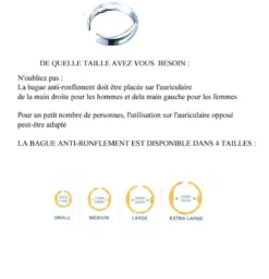 Bague anti-ronflement - taille l