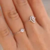 Bague chaine éclat